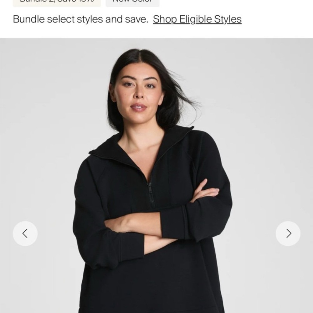 Spanx Air Essentials half zip tunic NWT - image 1